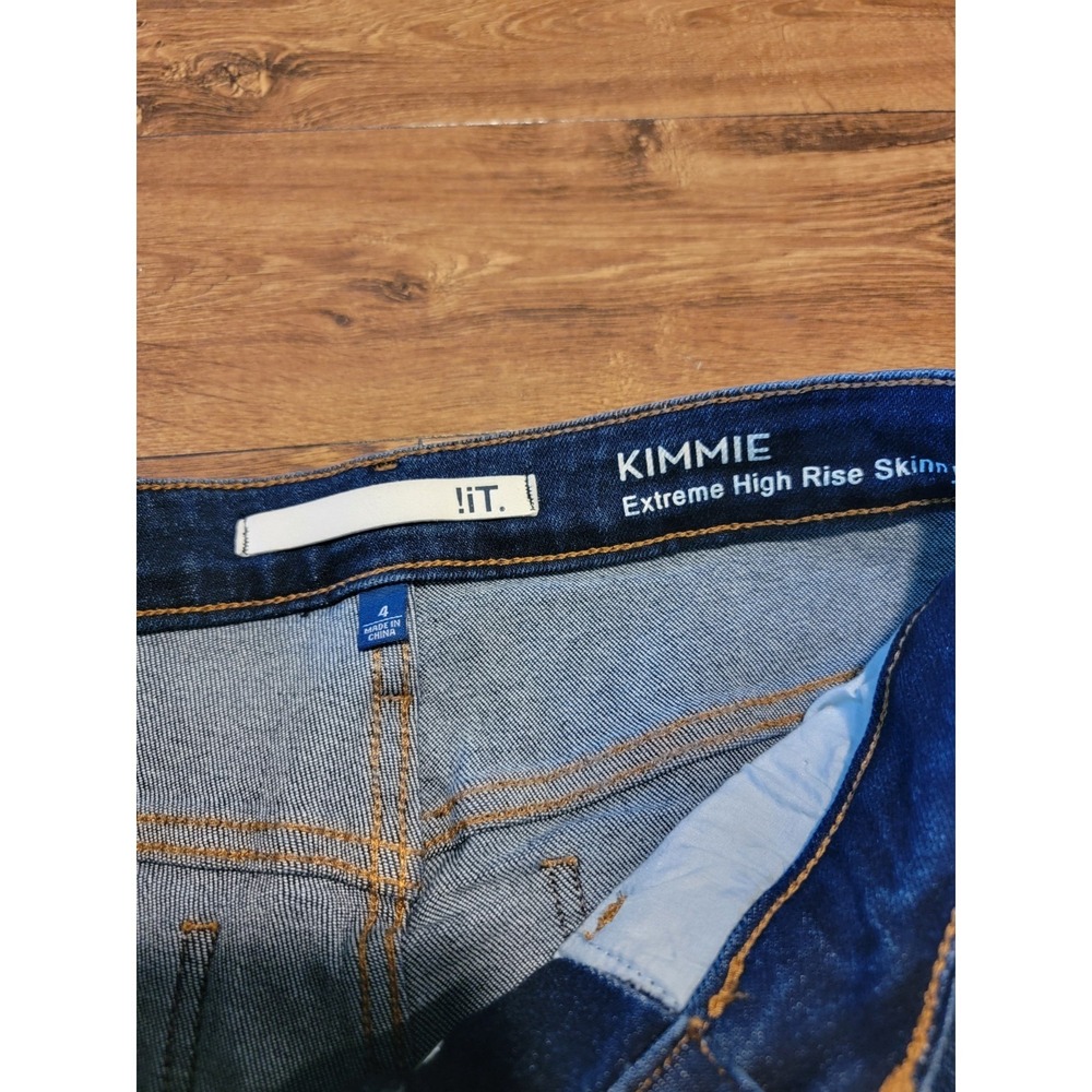 !iT Kimmie Extra High Rise Skinny Jeans 28 Womens - Picture 6 of 9